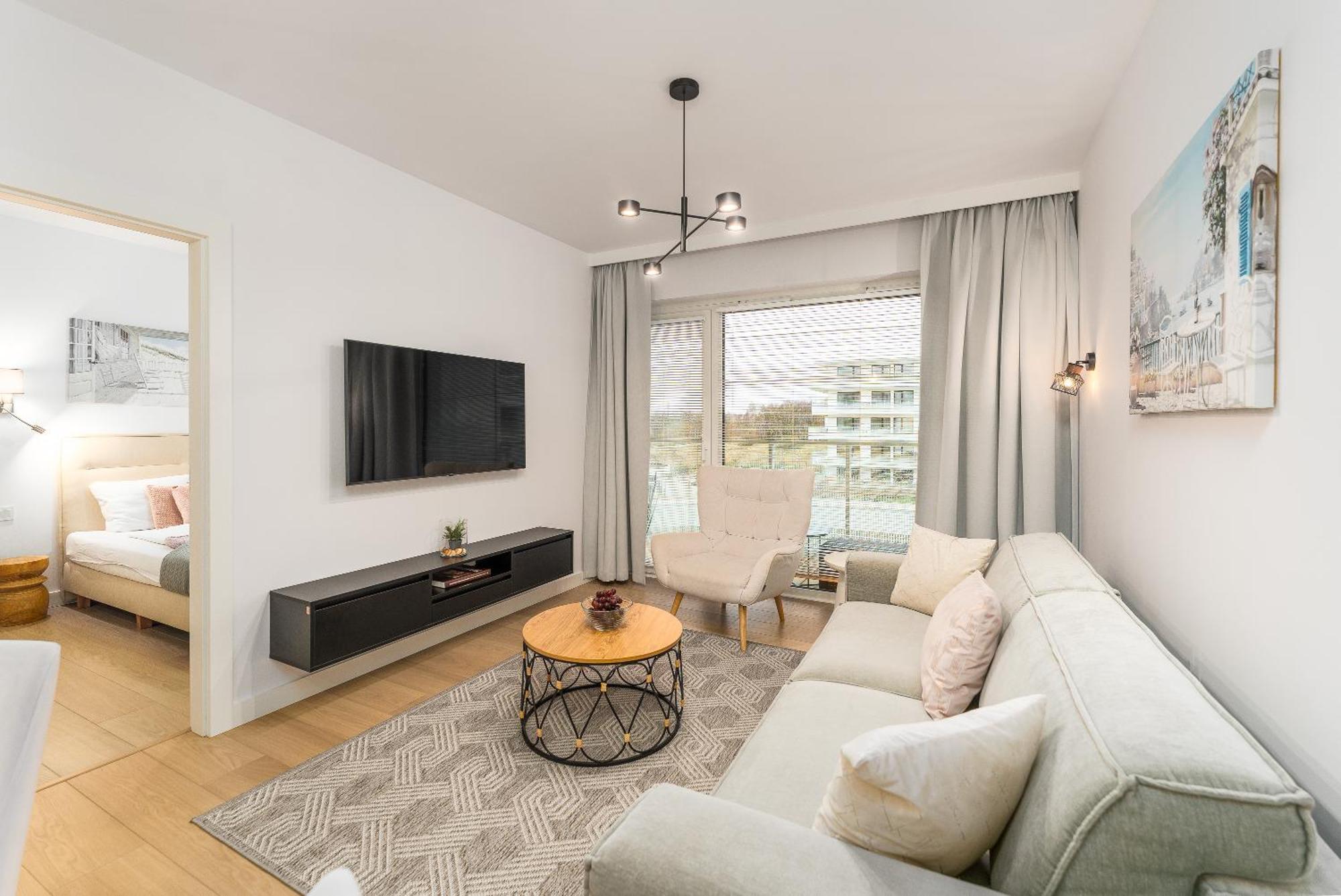 Polanki Aqua Apartment Kolobrzeg Bagian luar foto