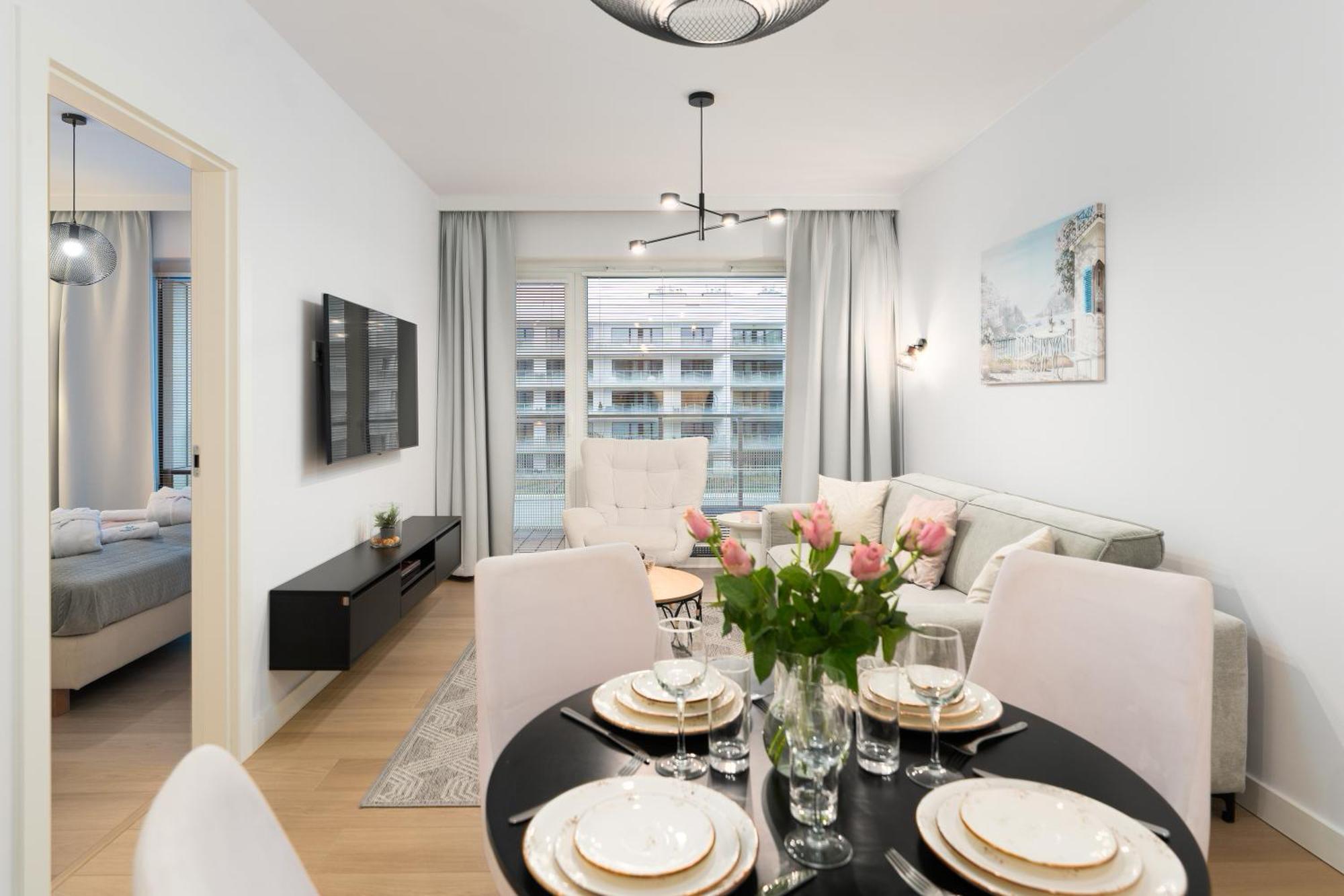 Polanki Aqua Apartment Kolobrzeg Bagian luar foto